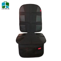 Extreme Durability Luxury Back Car Seat Protector with Black Leather