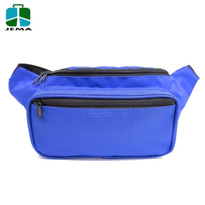 multifunction blue color Nylon waist belt bags with Adjustable Strap